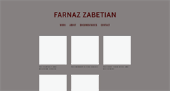 Desktop Screenshot of farnazzabetian.net