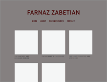 Tablet Screenshot of farnazzabetian.net